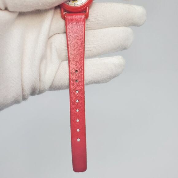 Vintage Disney X Lorus Minnie Mouse Red Plastic Watch